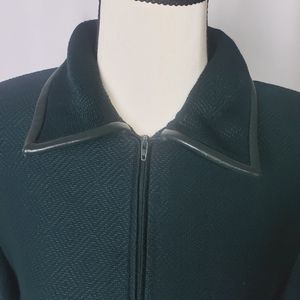 Green, Knit, Womens Suit, Size 10